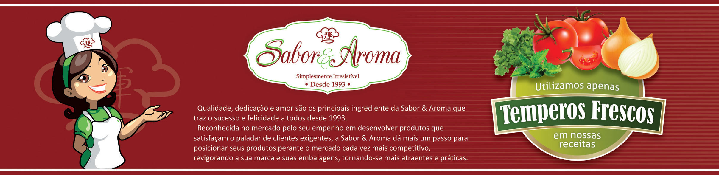 Temperos frescos - Sabor e Aroma Alimentos